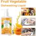 Fruit and Vegetable Wash Dishwashing Liquid Dish Soap Natural Dish Detergent Liquid Kitchen Vegetable Cleaner 1 Bottle - Buy Online on GoSupps.com