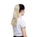 Sego Clip-In Ponytail Extension - 18 Wavy Blonde Hairpiece for a Natural Look | 90g Braid Hair Extension - Buy Online on GoSupps.com
