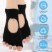 Buy GREVOSEA Yoga Socks - Slipproof Toe Pilates & Gymnastics Socks for Women | 2 Pairs Black & Gray - Buy Online on GoSupps.com