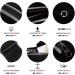KEGE Reflective Running Belt Fanny Pack - Bounce Free, Water Resistant, Lightweight Waist Pack for Gym Phone Holder - Carbon Black - Buy Online on GoSupps.com