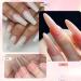 Builder nail gel kit poly extension gel kit - 3-color builder glue gel with nail lamp base and tip - Professional manicure supplies for the - Buy Online on GoSupps.com