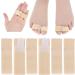 6pc Elastic Toe Wraps for Crooked Toes - Toe Corrector & Protector Bandages - Buy Online on GoSupps.com