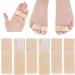 6-Piece Soft Elastic Hammer Toe Separators - Smooths Crooked Toes & Aligns Hallux Valgus - Buy Online on GoSupps.com