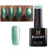 Bluesky Nail Gel Polish GREEN GLITTER HOLOGRAPHIC PLATINUM 25 UV LED Soak Off 10ml