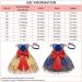 Myrisam Girls Birthday Party Dress with Headwear | Princess Embroidery Bowknot Gown for Christening & Baptism | Size 6-7 Years | Yellow - Buy Online on GoSupps.com