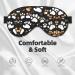 Dog Paw Print Print Unisex Sleeping Eye Mask Soft Comfortable Light-Blocking Eye Mask - Buy Online on GoSupps.com