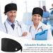 SATINIOR Adjustable Bouffant Hats with Button Sweatband Cap for Women and Men - Set of 4 - Black - Buy Online on GoSupps.com