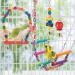 Ciciglow Colorful Bird Swing Toys - Parrot Swing with Stainless Steel Chain Ladder Bells & Balls - Ideal for Birds - Buy Online on GoSupps.com