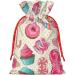 Colorful Lollipop Cupcake Donut Print Christmas Party New Year's Day Candy Wedding Valentine's Day Holiday Favors Christmas Gift Bag - Buy Online on GoSupps.com