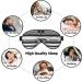 Black White Stripe Ultra-Soft Light-Blocking Eye Mask for Comfort & Restful Sleep - International Shipping - Buy Online on GoSupps.com