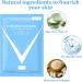Chin Lift Mask 5 Bags V Line Face Lifting Chin Mask Double Chin Mask Contains Hyaluronic Acid to Moisturize And Nourish The Skin Refresh The Skin and Tighten Facial Lines - Buy Online on GoSupps.com