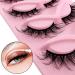 3D Wispy False Eyelashes Set - 20mm Reusable Handmade Faux Mink Extensions | Natural Fairy Look | 5 Pairs (9D305) - Buy Online on GoSupps.com