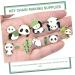 2 Boxes Panda Bamboo Pendant Backpack Accessories Charms Jewelry Making Decor Do It Yourself Child 0.2X2.4X2.7CMx2pcs As Shownx2pcs - Buy Online on GoSupps.com