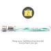 Nano-B Antibacterial Manual Toothbrush | Gold & Bamboo Charcoal | Soft Bristles for Sensitive Gums | Travel Case Included | Ideal for Adults & Kids - Buy Online on GoSupps.com