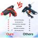Cordless Calaytaly Rechargeable Hot Melt Glue Gun with 30PCS Glue Sticks - Fast Preheating & Automatic Power-Off System - Ideal for Quick Repairs, DIY Projects, and Xmas Decor - Xmas Red - Buy Online on GoSupps.com