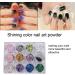 Nail Art Powder Easy To Apply Nail Decoration Powder Bright Luster Manicure Store Salon Shop Beauty Shop for Home - Buy Online on GoSupps.com