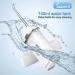 YUNERFEEL Cordless Water Flosser with Telescopic Tank | Rechargeable & Portable Oral Irrigator - IPX8 Waterproof, 3 Modes for Teeth, Braces & Bridges - White - Buy Online on GoSupps.com