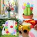 50-pack 2.5 Inch Assorted Pom Poms for DIY Crafts - Vibrant Colors for Creative Decorations - Buy Online on GoSupps.com