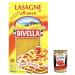 Italian Gourmet E.R. Divella Egg Pasta Pack of 12 100% Italian Lasagna Egg Pasta Pasta with Egg No. 108 500g + Italian Gourmet Polpa 400g