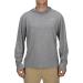Simms Bugstopper Hoodie Long Sleeve Shirt with Insect Shield - X-Large Nightfall Heather - Buy Online on GoSupps.com