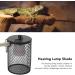 Reptile Heater Lampshade Metal Anti Scald Heat Lamp Guard Cage for Terrarium Turtles Chameleon Lizard Snake Black(#1) - Buy Online on GoSupps.com