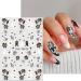 JMEOWIO 9 Sheets Halloween Nail Art Stickers Decals Self-Adhesive Cute Cat Ghost Nail Supplies Nail Art Design Decoration Accessories - Buy Online on GoSupps.com