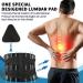 Adjustable Air Mesh Back Bandage Support Belt | Non-Slip Lumbar Support with 4 Memory Aluminum Supports & 2 Steel Springs for Sciatica & Scoliosis Relief - Buy Online on GoSupps.com