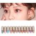 Jauarta 12 Colors Capsule Eyeshadow Glitter High Pigmentation Waterproof Easy Coloring Eyeshadow Stick Set - Buy Online on GoSupps.com