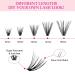 DIY 3D Effect Melt Flare Lashes Extension - 30 Roots D Curl 8-16mm Mix Tray - Reusable False Lashes - Natural Individual Lashes - 30P-Cluster 0.07-D - Buy Online on GoSupps.com