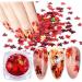 Thanksgiving Decor4 Colors Maple Leaf Nail Art Sequins Maple Leaf Nail Glitters Stickers Autumn Nail Sequins for Nail Art - Buy Online on GoSupps.com
