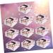 SEWOART 10pcs Xcm Tote Flower Storage Chocolate Bag Pattern Black Wedding Holiday - Buy Online on GoSupps.com