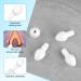 Uraqt Nasal Douche Replacement Head - 4 PC Attachments for Nasal Rinsing | Silicone Tips for Adults Babies & Children | Olive Type Nose Washing Can - Buy Online on GoSupps.com
