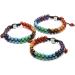 JSDDE 7 Chakra Crystal Stone Rope Bracelet for Women - Natural Gemstone Jewelry - Buy Online on GoSupps.com