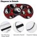 LynaRei Billiards Pool 8 Ball Sleep Mask Style-4 | Adjustable Strap Blindfold for Sleeping | Soft Eye Cover for Light Blocking - Buy Online on GoSupps.com