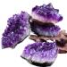 Natural Crystal Rough 1PC 80-100g Natural Brazilian Amethyst Stone Quartz Crystal Cluster Rock Specimens Ornament Home Decor dingchi Purple