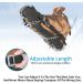 Doormoon Adjustable Ice Cleats for Hiking - 19 Stainless Steel Spikes - Anti-Slip Snow Grips for Boots/Shoes - Men/Women M US 5-8 ECR 36-41 - Buy Online on GoSupps.com