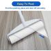 Large Lint Roller for Pet Hair Removal - 9.45" Sticky Floor Roller with Extendable Handle - 360 Sheets for Carpets Beds Cars & Clothing - Includes 4 Refills - Buy Online on GoSupps.com