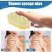 Body Sponge Foam - Sponge Foam Soft Shower | Ergonomic Soft Bath Sponge | Dual Texture Body Sponge | Reusable Bath Body Sponges | Ergonomic Gentle Body Sponge for Family Friends Yellow - Buy Online on GoSupps.com