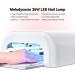 MelodySusie 36W Nail Lamp for Gel Polish - Professional Curing Lamp with 3 Timer Settings - Sliding Tray for Manicure/Pedicure - Resin White - Buy Online on GoSupps.com