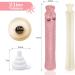HomeWit Vintage Pink Heat Bottle with Soft Cover - Long 2L Hot Water Bottle for Waist Shoulder & Neck - 73x13cm | Ideal for Pain Relief & Comfort - Buy Online on GoSupps.com