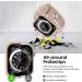 Goton 2 in 1 Waterproof Rugged Case for Apple Watch 40mm Series 6/5/4/SE - Rose Gold | 360 Protective Glass Face Cover & Bumper for iWatch Accessories - Buy Online on GoSupps.com