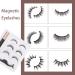 Natural Look Magnetic Eyelashes Set - 3D Reusable False Lashes with Black Magnetic Eyeliner, Waterproof and Easy to Wear - Buy Online on GoSupps.com