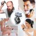7D Electric Rotary Head Shaver for Bald Men Cordless USB Rechargeable Wet Dry Razor with Nose Hair Trimmer and Sideburns - Buy Online on GoSupps.com
