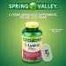 Spring Valley L-Lysine Amino Acid Supplements - 500 mg 250 Tablets + Pill Case | Premium Immune Support - Buy Online on GoSupps.com