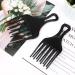 salbsever 2 Pcs Afro Comb for Curly Hair Afro Pick Hair Pick Comb Pick Hair Comb Plastic Wide Hair Pick Comb Double Fist Pick Large and Small Afro Pick Comb for Hair Styling Detangle Wig Braid - Buy Online on GoSupps.com