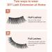 Onlyall Cluster Lashes DIY Eyelash Extensions - Natural Look Individual Lashes for False Lash Extension - H-48 (11MM) - Buy Online on GoSupps.com