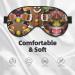 Gingerbread Man Candy Print Double-Sided Eye Mask Soft and Light Blocking for Enhancing Sleep Quality - Buy Online on GoSupps.com
