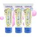 Jack N' Jill Kids Natural Toothpaste Made with Natural Ingredients Helps Soothe Gums and Fight Tooth Decay Suitable from 6 Months Plus Bubblegum Flavour 3 x 50g