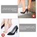 Adjustable Soft Sponge Shoe Fillers | Big Toe Plug Inserts for High Heels | Unisex Foot Pain Relief | Black, 2 Pairs - Buy Online on GoSupps.com