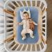 HOMBYS Muslin Baby Lounger Cover 2 Pack - 100% Cotton Slipcover for Infant Pillow (Blue & Grey) - Buy Online on GoSupps.com
